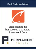 Craig Frames has secured a strategic investment from Permanent Equity