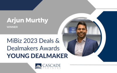 Arjun Murthy Wins MiBiz M&A Young Dealmaker of the Year!