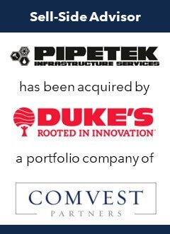 Pipetek Infrastructure Services Acquired by Duke’s Root Control