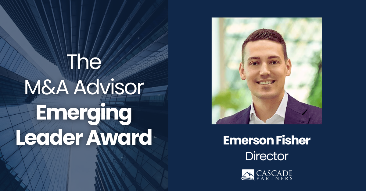 Emerson Fisher Named 2025 Emerging Leader by M&A Advisor