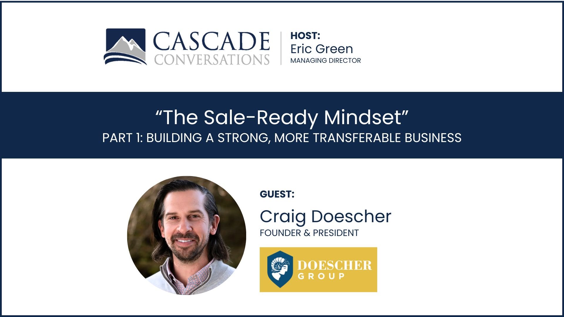 The Sale-Ready Mindset: Part 1
