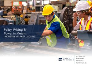 metals m&a update report - cover graphic