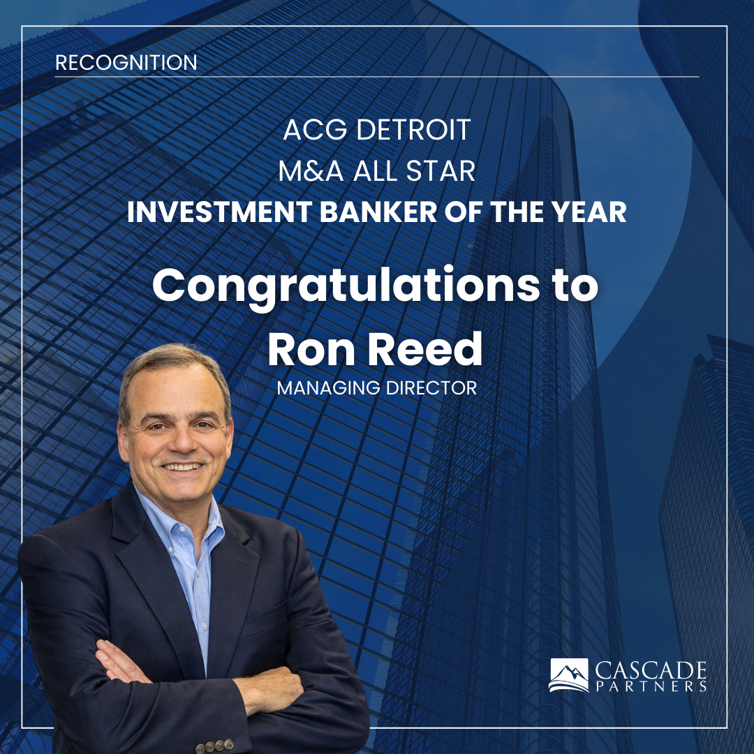 Ron Reed Named ACG Investment Banker of the Year