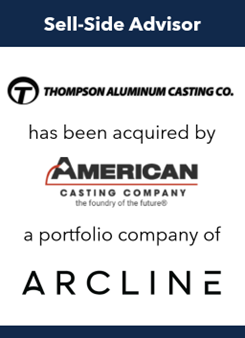 Thompson Aluminum Casting Has Been Acquired by American Casting Company